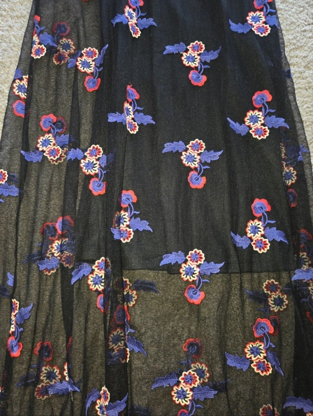 New RD & koko New Maxi & Slip Sexy Sheer Dress Size Small with TAG - Picture 9 of 10